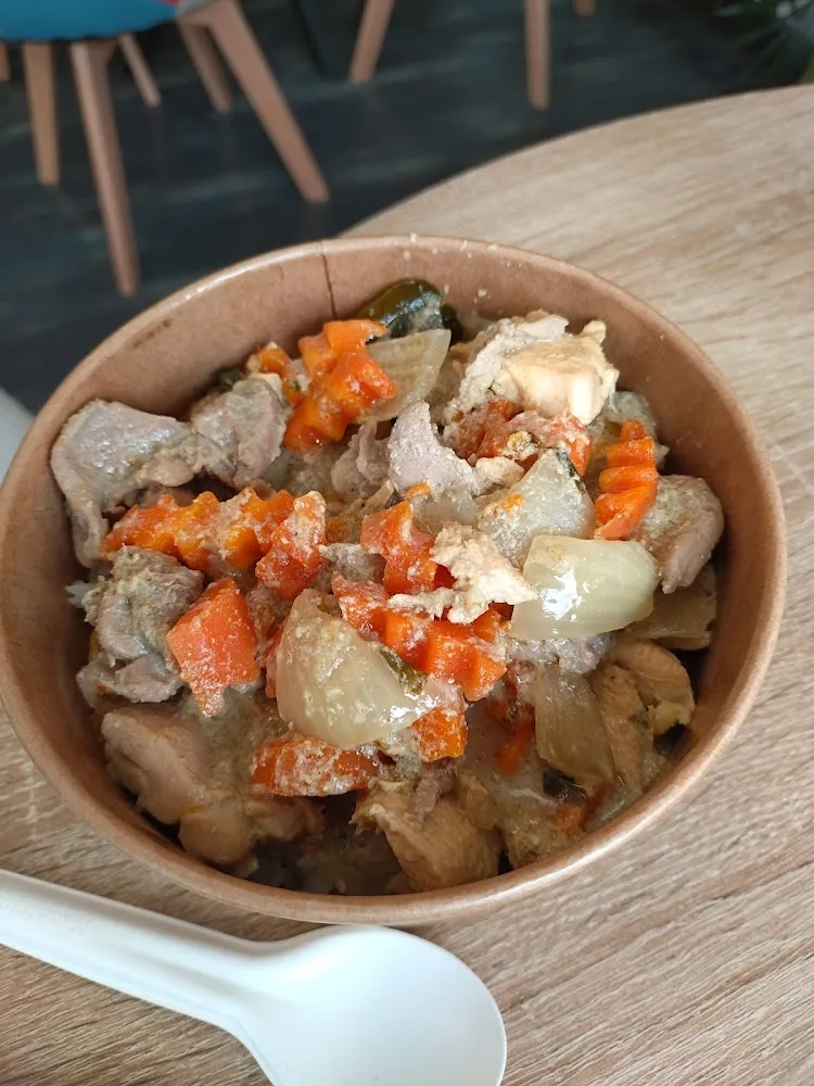 Viande Poulet Legumes Pates